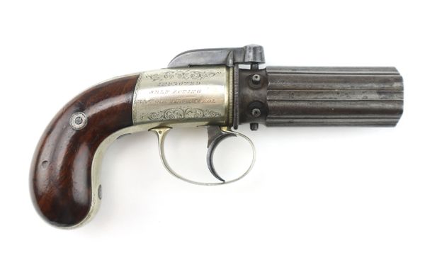 Charles Jones London Improved Self-Acting Revolving Pistol / SOLD