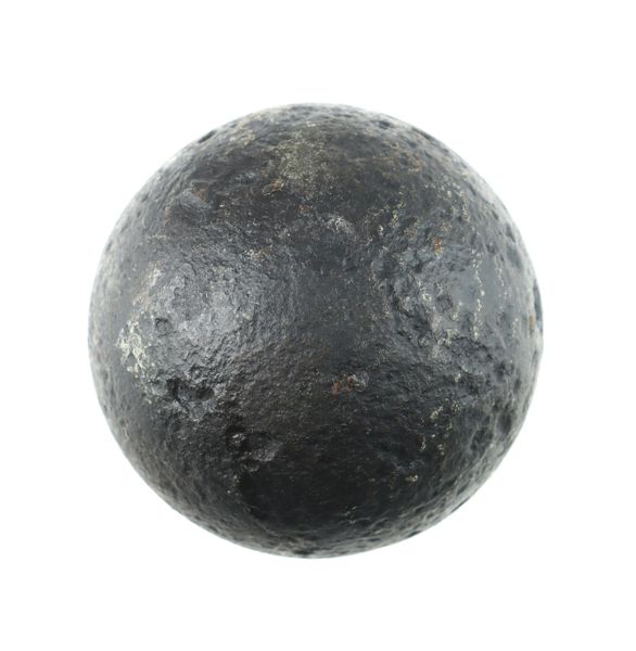 Five Forks 12 Pound Solid Shot Cannonball / SOLD