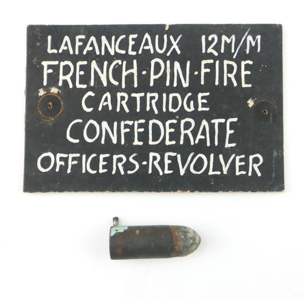 Confederate Lafanceaux 12M/M French Pin Fire Cartridge