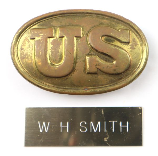 "W.H. Smith" Brooklyn Marked U.S. Box Plate