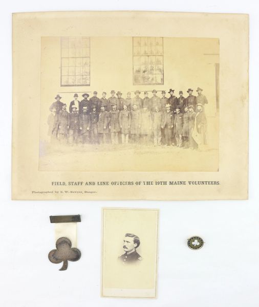 Wonderful Grouping of the 19th Maine Infantry