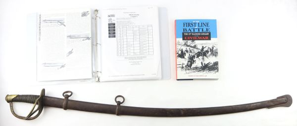 Model 1840 Cavalry Saber Identified to C.F. Combs, 12th Illinois Cavalry / SOLD