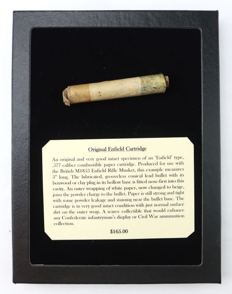 Original Enfield Cartridge / SOLD | Civil War Artifacts - For Sale in ...