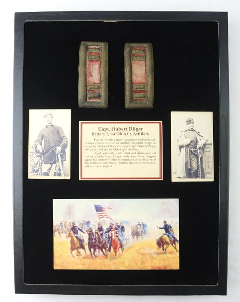 Shoulder Bars of Captain Hubert Dilger Medal of Honor Recipient - Sold ...