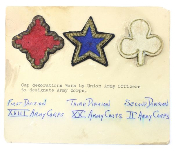 Civil War Corps Badges / SOLD