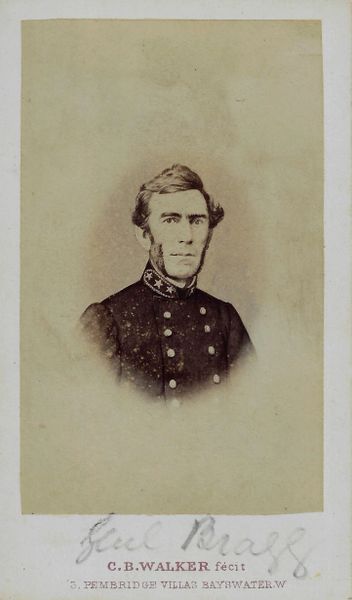 General Braxton Bragg CDV