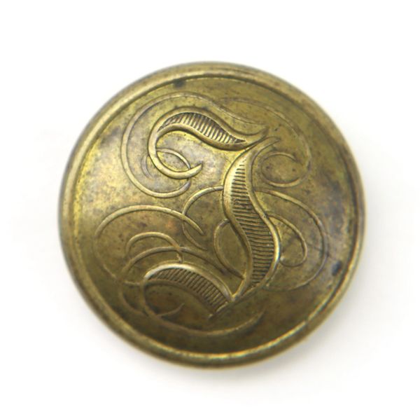 Confederate Script “I” Button