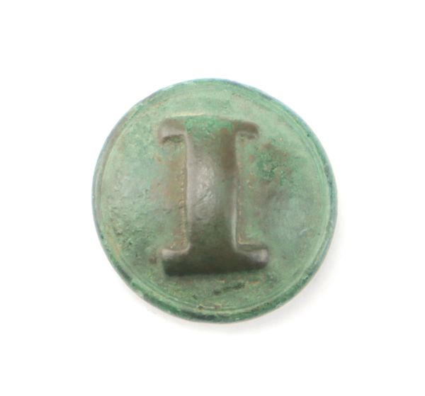 Solid Cast Confederate Infantry Button / SOLD