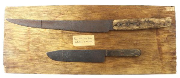 Pair of Relic Knives Found Near Antietam, MD