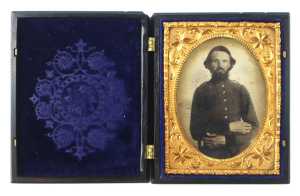 Confederate ¼ Plate Ambrotype / SOLD
