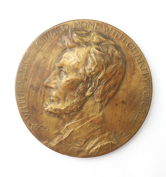 Abraham Lincoln Centennial Medal 1809 - 1909 Medal