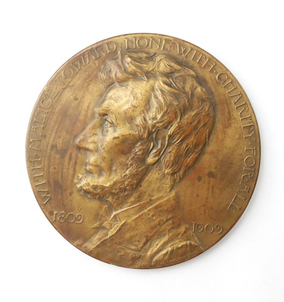 Abraham Lincoln Centennial Medal 1809 - 1909 Medal / SOLD