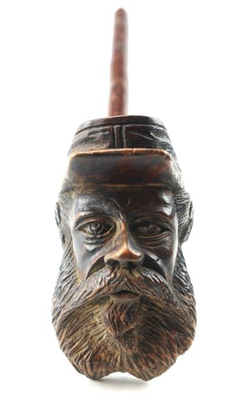 Hand Carved Soldier’s Pipe
