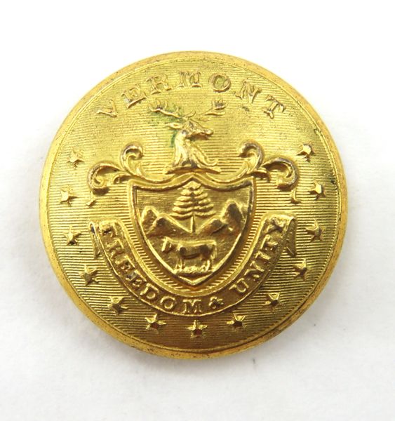 Vermont Civil War Button