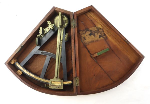 Cased Quadrant of Spencer and Co. Retailed by F.W. Walker of Boston / SOLD