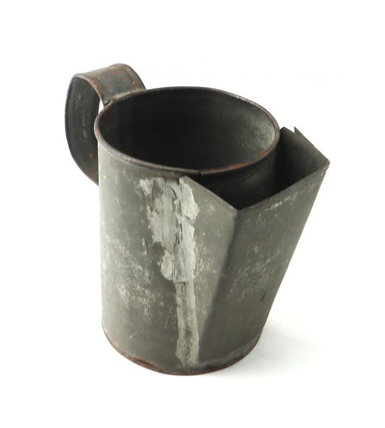 Civil War Tin Shaving Cup