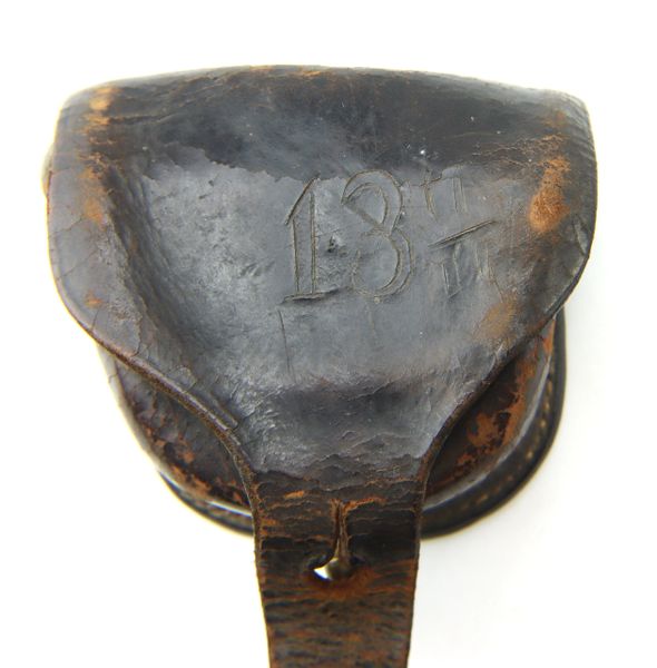 Civil War Cap Box Regimentally Marked! / SOLD