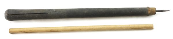 Civil War Port Fire Holder and Portfire / SOLD
