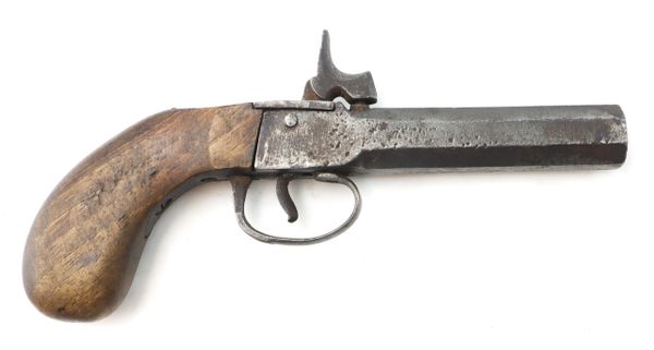 Civil War-Era Single-shot Percussion “Boot Pistol” / SOLD