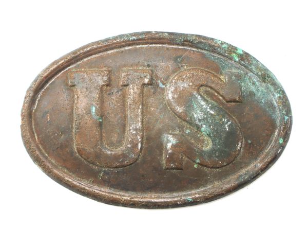 Union Cartridge Box Plate Battle of Petersburg, VA /SOLD