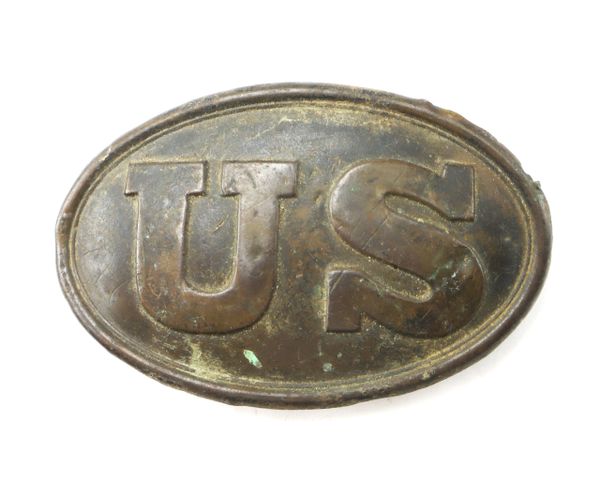 Union Cartridge Box Plate Battle of Petersburg, VA