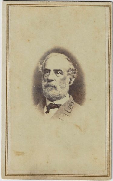 Wonderful Wartime Image of Commending General, Robert E Lee / SOLD