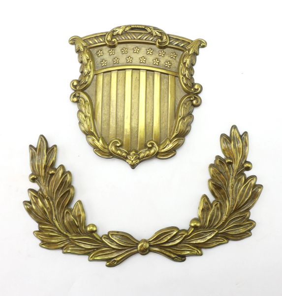 Civil War US Marine Corps Shako Hat Insignia / SOLD