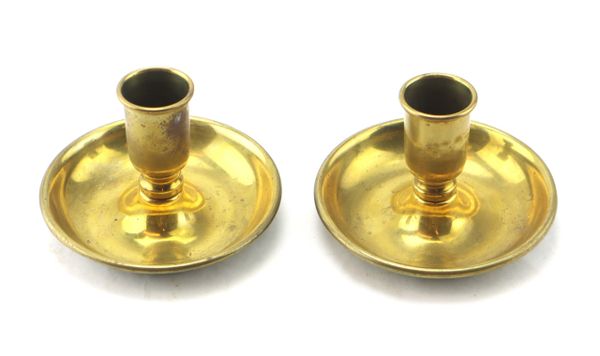 Civil War Travelling Candlesticks