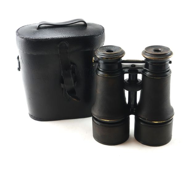 Wonderful Cased Set of Civil War Field Binoculars / SOLD