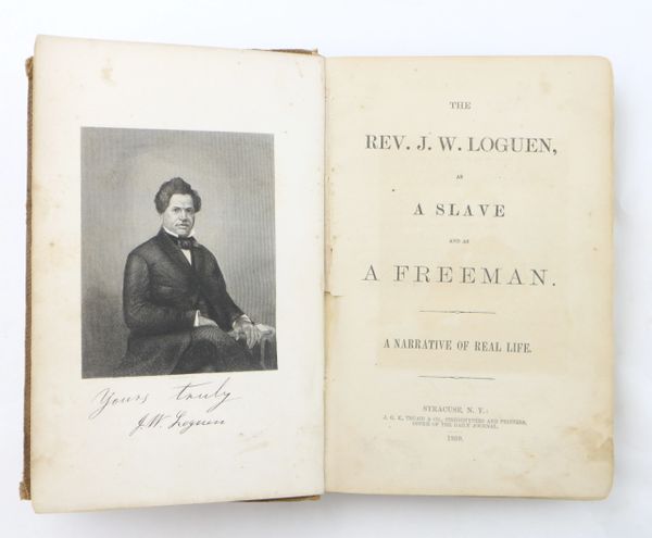 The Rev. J. W. Loguen, as a Slave and as a Freeman