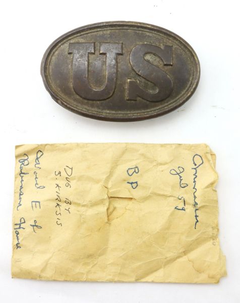 U.S. Cartridge Box Plate