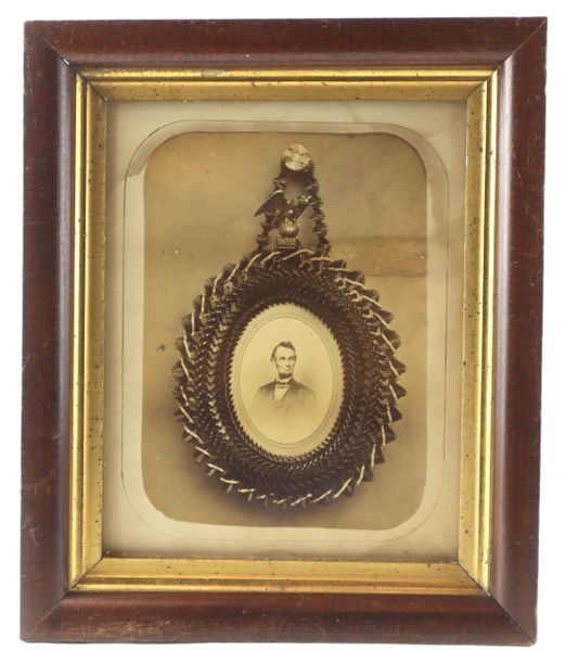 Albumen Photograph of Abraham Lincoln Memorial / SOLD