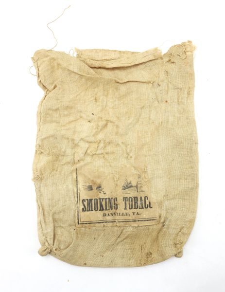 Incredible Original Confederate Virginia Tobacco Bag / SOLD