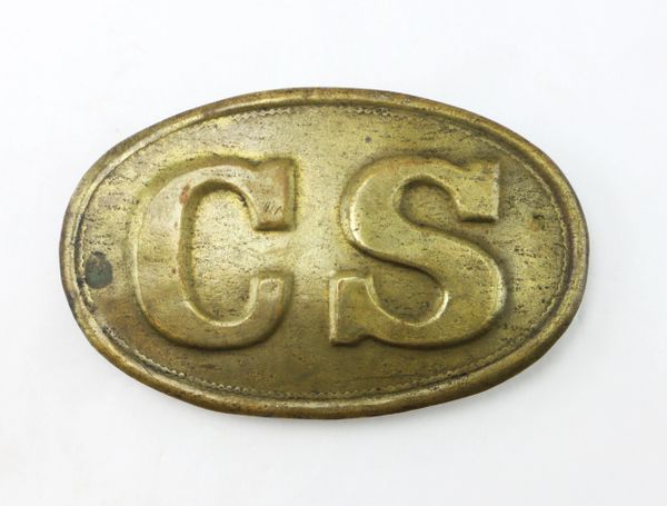 C.S. “Rope Boarder” Belt Plate