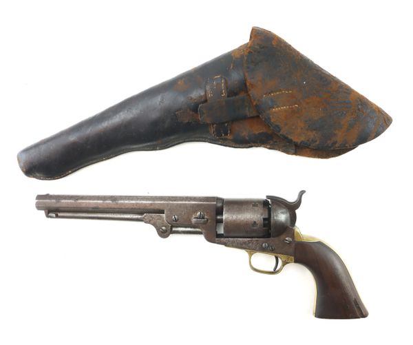 Colt Model 1851 Navy Revolver Carried by Confederate Soldier