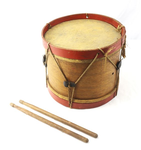 Awesome Example of a Civil War Toy Drum / SOLD