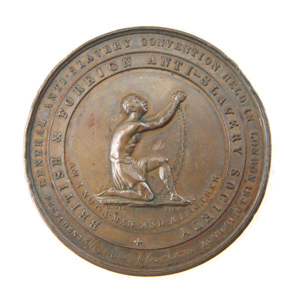 Large British Medal for Thomas Clarkson and 1840 Anti-Slavery Convention