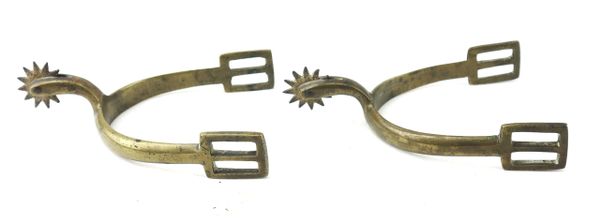 Wonderful Matching Pair of Civil War Calvary Spurs / SOLD