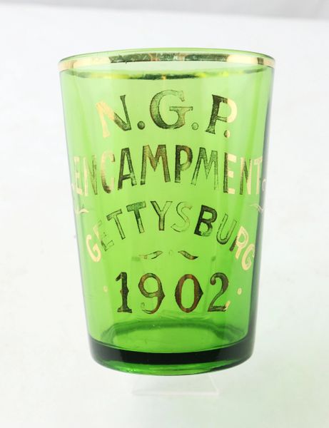 Gettysburg 1902 National Guard of Pennsylvania Glass / SOLD