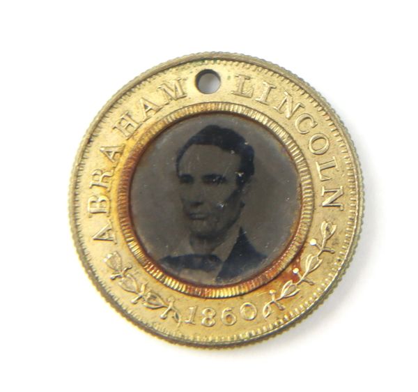 Abraham Lincoln / Hannibal Hamlin 1860 Presidential Campaign Token