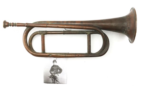 Wonderful Civil War Bugle Identical to the Example Carried by General Kearny’s Orderly / SOLD