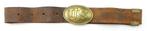 Civil War U.S. Issue Belt and Buckle / SOLD