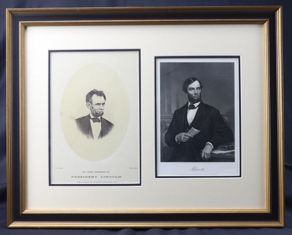 "The Latest Photograph of President Lincoln, Taken on the Balcony at the White House, March 6, 1865." / SOLD