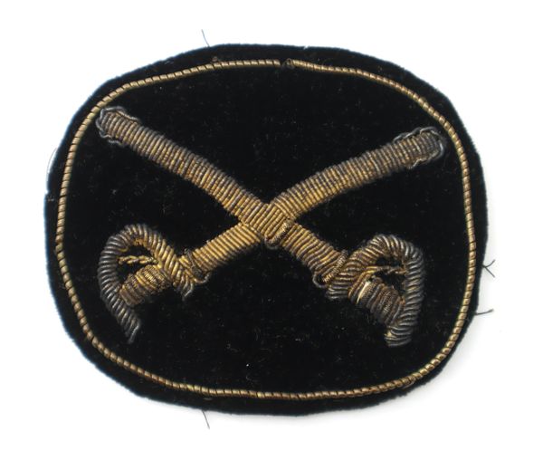 Embroidered Officer’s Cavalry Insignia