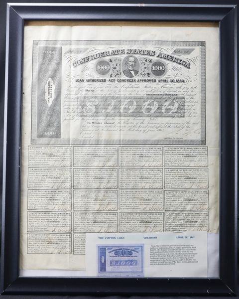 C.S. Cotton Coupon Loan of April 30, 1863