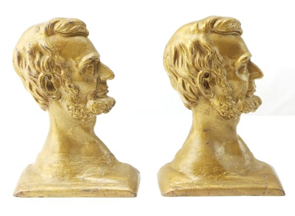 Abraham Lincoln Bookends / SOLD