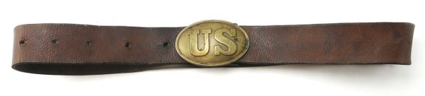 Early Civil War Federal Issue Enlisted Man’s Waist Belt with Buckle