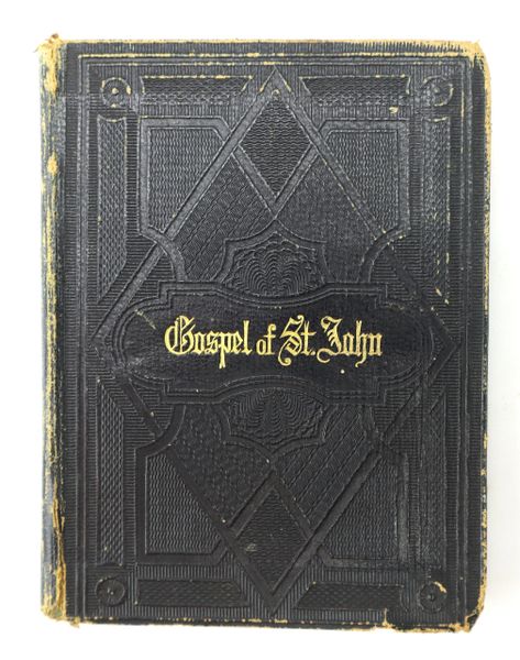 Civil War Era 1863 Miniature Gospel of St. John Bible