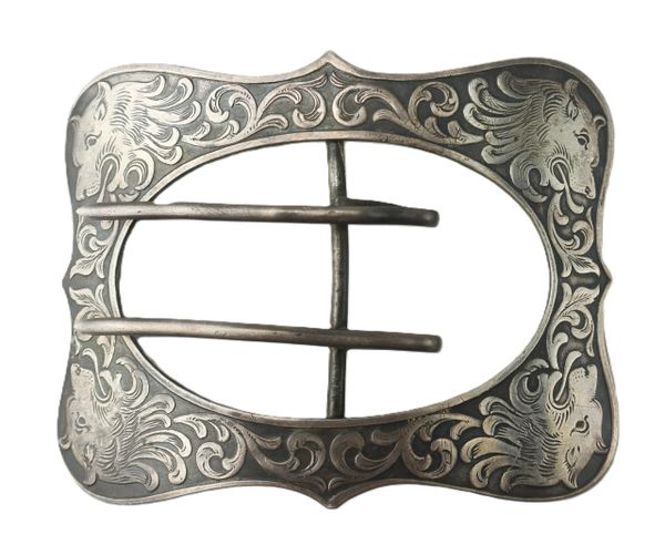 Ornate Silver Buckle /SOLD
