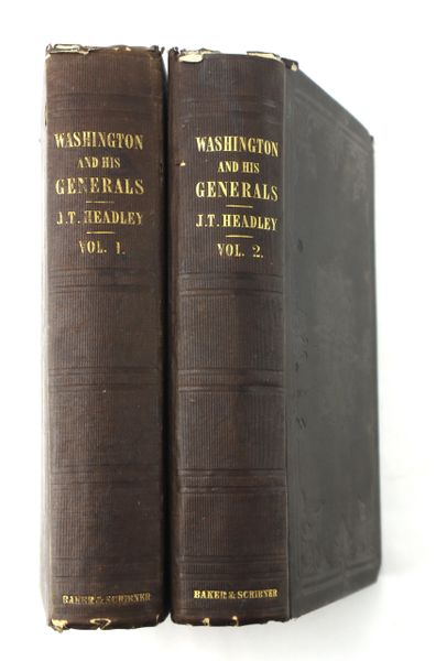 Washington and His Generals (volume 1 and 2) By J. T. Headley / SOLD